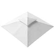 Copertura Di Ricambio Universale Per Gazebo Con Air Vent In Parte Superiore In Tessuto Resistente E Sistema Fissaggio Tasche Per Giardino Patio E Terrazza 300 X 300 Cm Beige