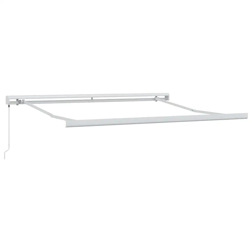 Tenda Retrattile Rosso e Bianco 300 x 250 cm Tessuto e Metallo 3329991