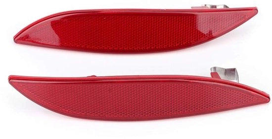 Riflettore di Pariporta 100% Nuovo - Nastro Riflettente - 2 Pezzi - Adatto per Megane MK3 2008-2013 - Materiale ABS - Accessorio di Sicurezza