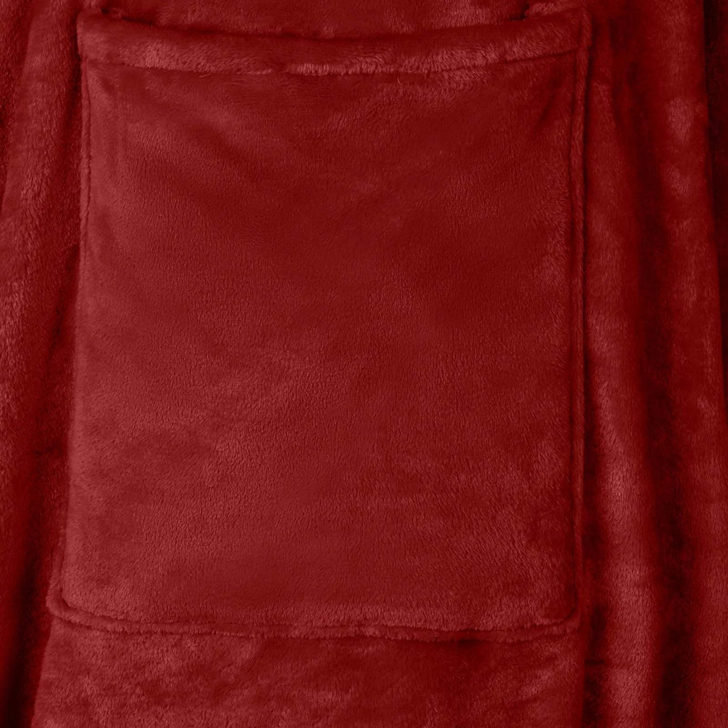Felpa coperta Rosso Bordeaux F Flanella CFW4187607