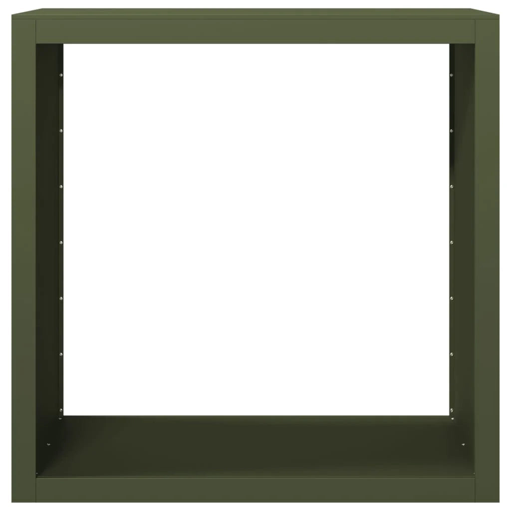 Portalegna 100 x 40 x 100 cm acciaio verde 02_0043687