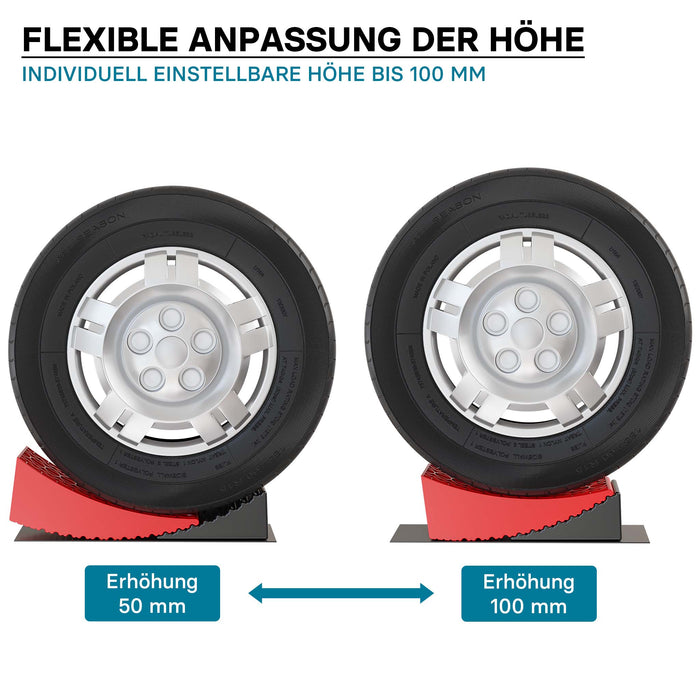 Cunei rotondi per camper con livella a bolla Livellatori per rimorchi