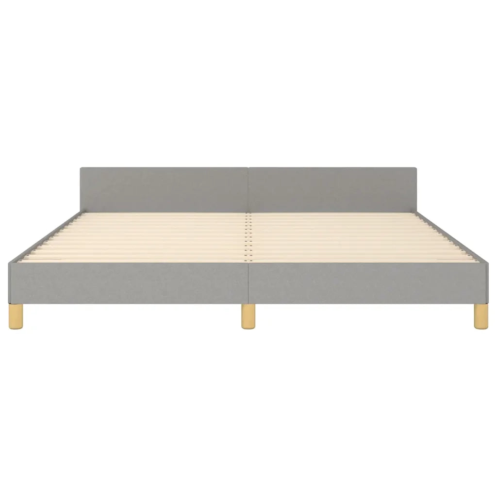 Giroletto senza Materasso Grigio Chiaro 180x200 cm Tessuto 347431