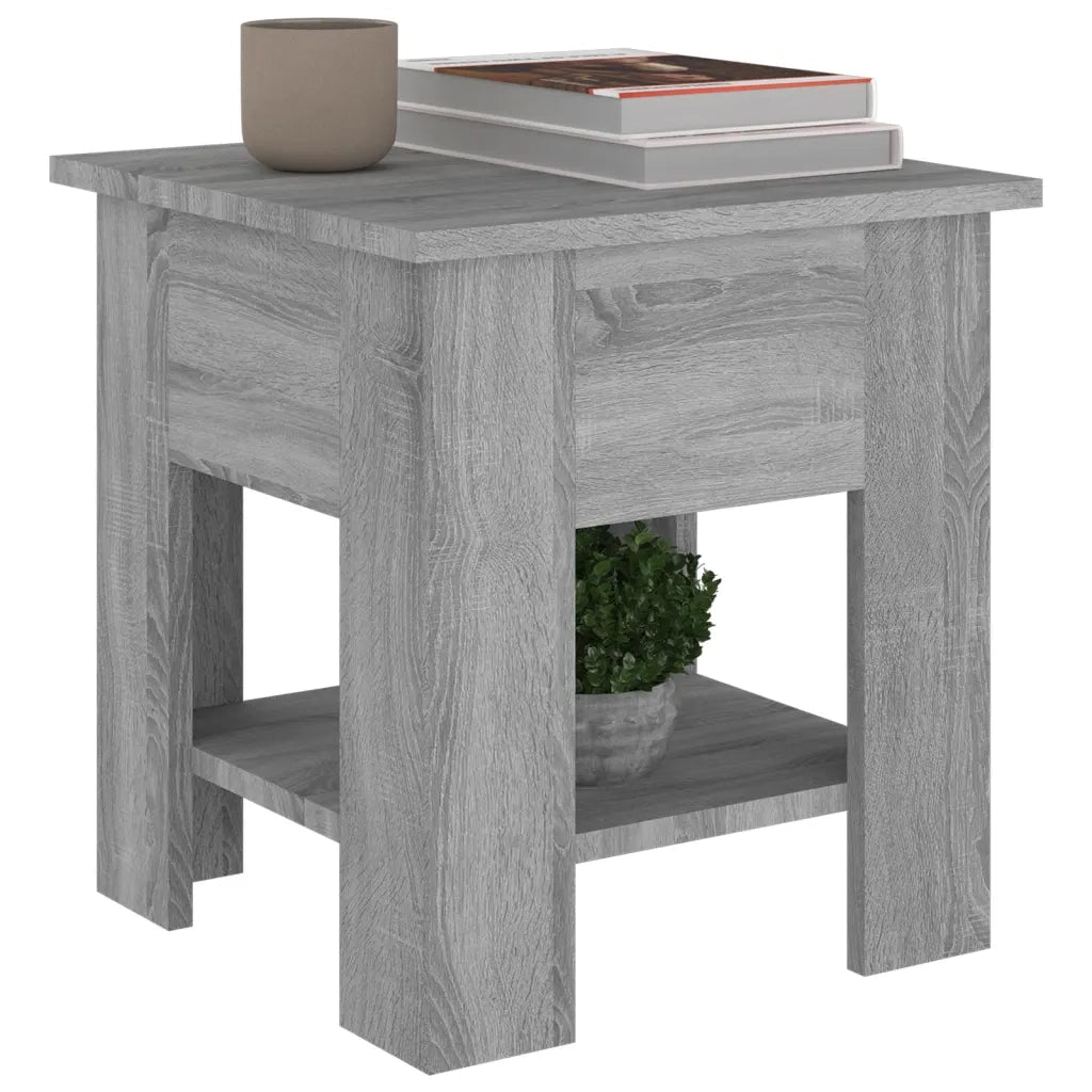 Tavolino da Salotto Grigio Sonoma 40x40x42 cm Legno Multistrato 813081