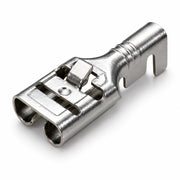 100 Terminali Capicorda Faston Femmina 6,3mm Con Linguetta A crimpare 100 Pezzi