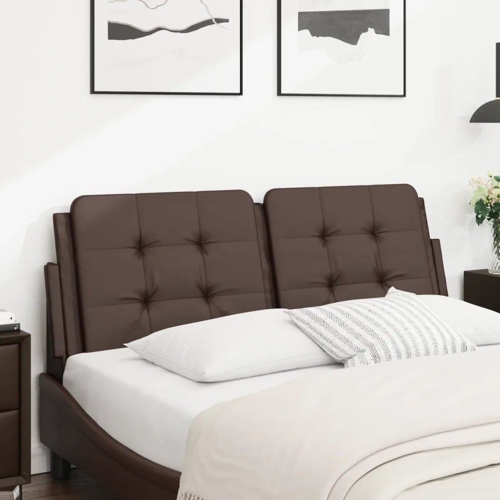 Cuscino Testiera Zadar Marrone 120 cm in Similpelle CFW7215576