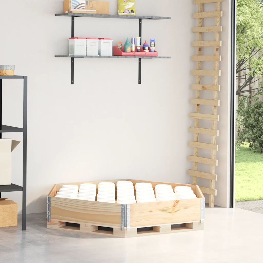 vidaXL Fioriera Rialzata Esagonale 160x160cm Legno Massello di Pino
