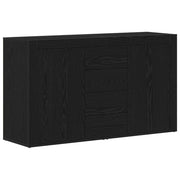 Credenza | Madia | Buffet da pranzo | Armadio da pranzo Rovere Nero 120 x 36 x 69 cm Legno multistrato