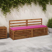 Cuscini per Panchina a 2 Pezzi SOEST 2 pz 100% Poliestere Rosa 949129