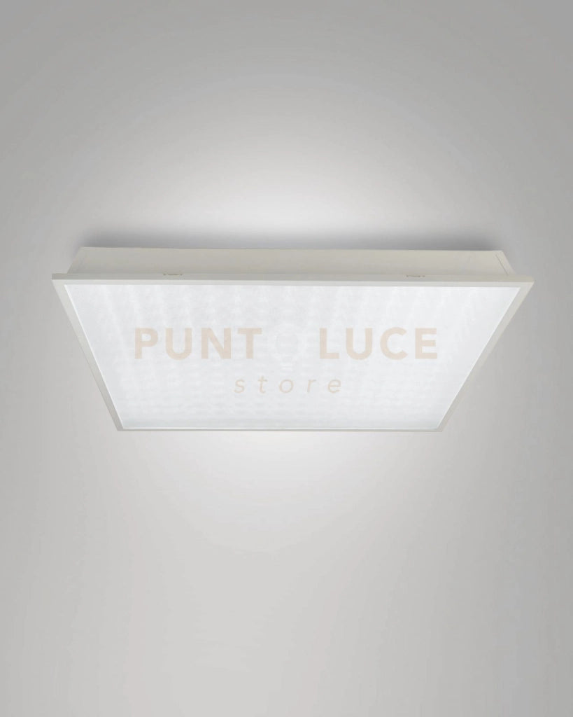 MANET PLAFONIERA INCASSO 60X60CM NW PRISMATIC CRI90 ON/OFF IP55 LED 4000K 5500LM 40W
