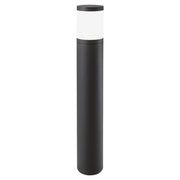 Lampada da Terra Bollard Serie James Antracite - Paletto Outdoor in Policarbonato IP54 Attacco E27 per Lampadina LED 15W - Rossini Group