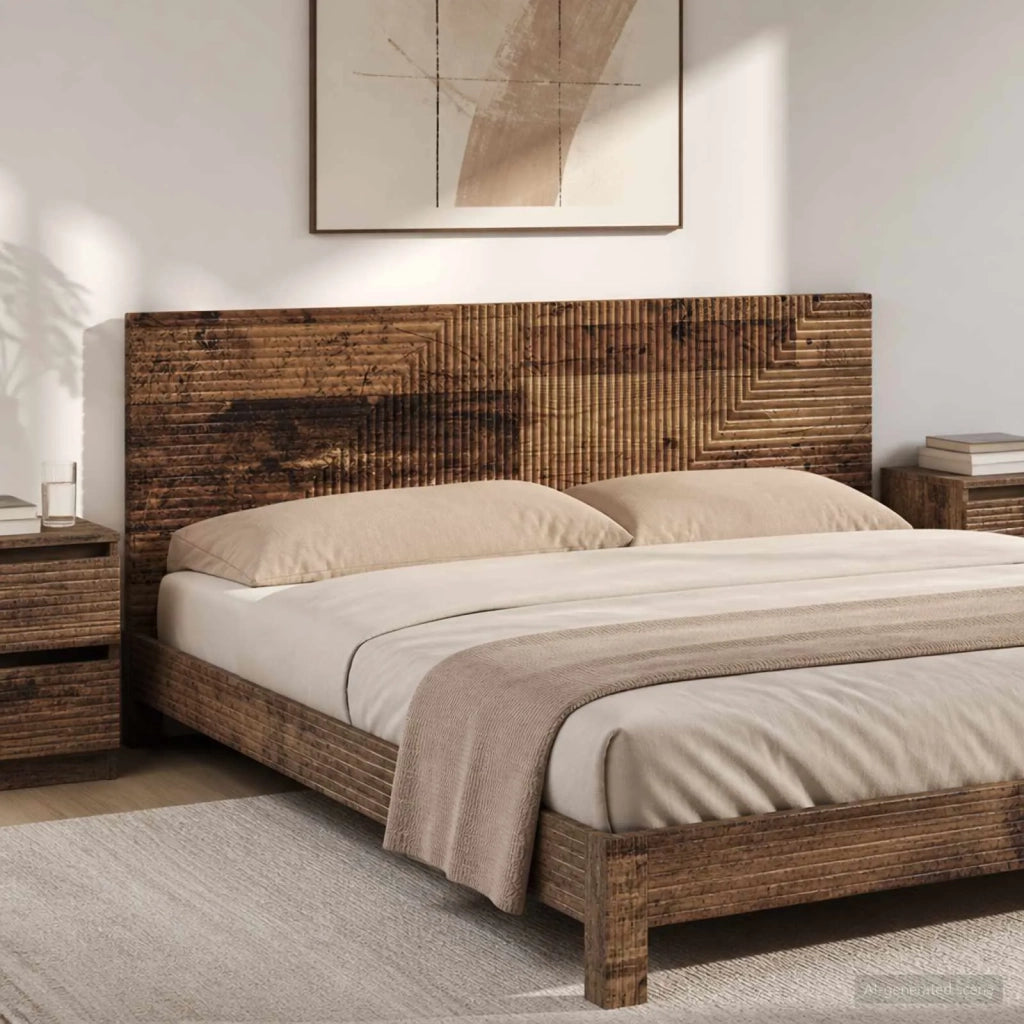 Testiera da Muro HAARLEM Legno antico Legno ingegnerizzato 896963