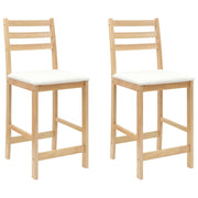 Sedie da pranzo 2 pz | Sedie da cucina Naturale 40 x 47,5 x 99,5 cm