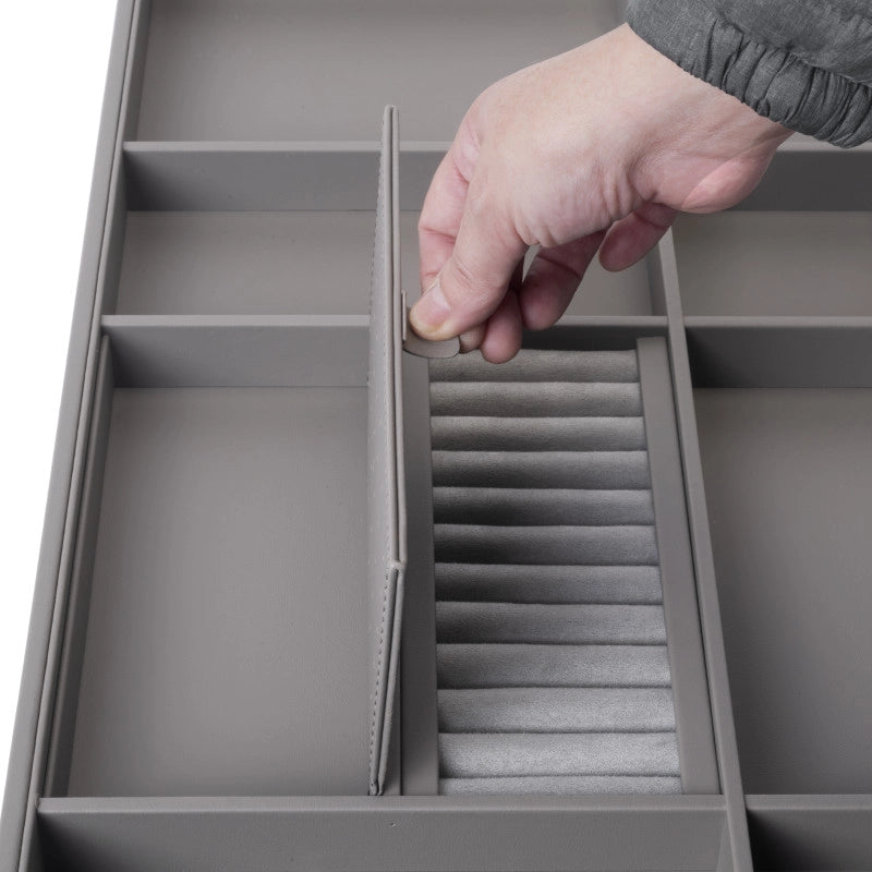 Telaio con guide a estrazione totale e chiusura morbida per accessori per armadi Quartz, 912-938mm, Alluminio e plastica
