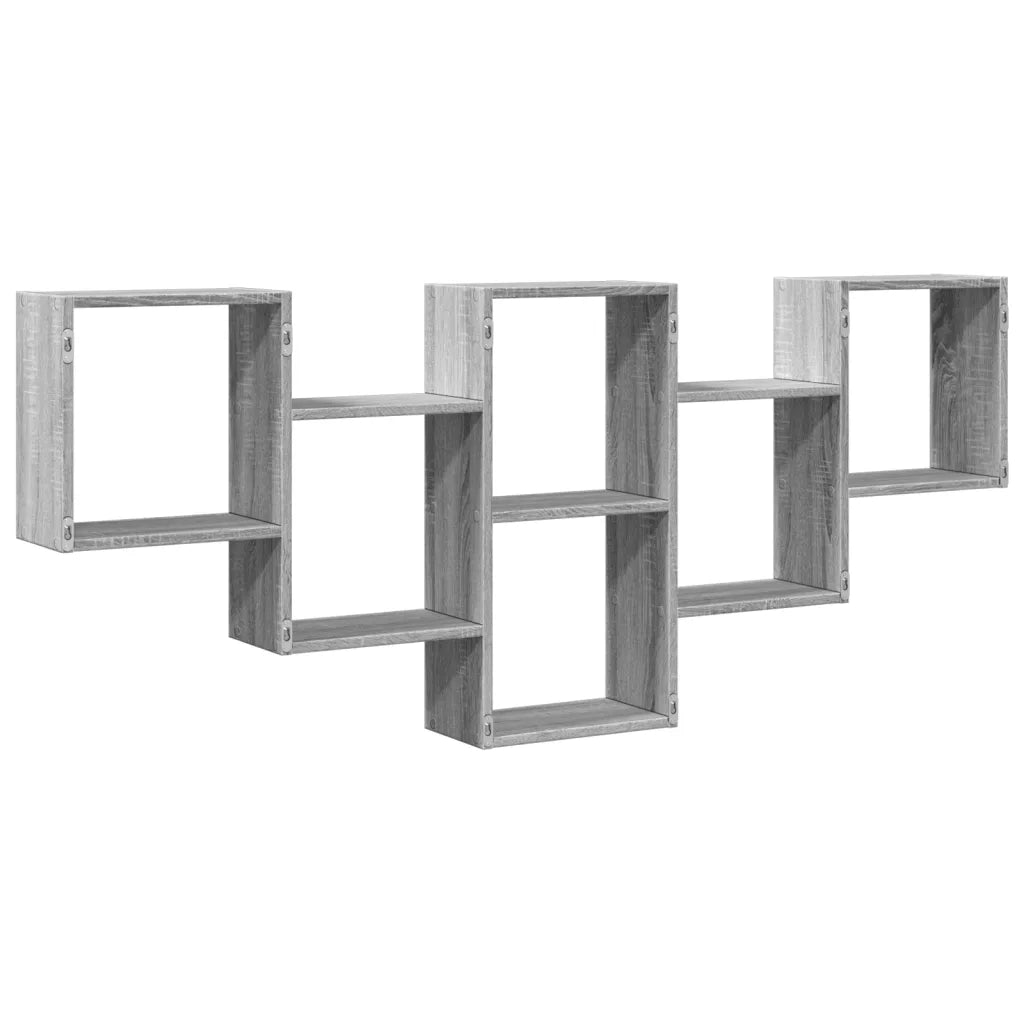 Mensola a Muro | Mensola a parete Grigio Sonoma 159x18x66 cm in Truciolato
