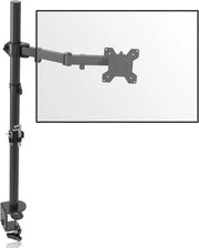 Monitorarm adattabile con altezza regolabile fino a 80cm, compatibile con schermi da 13 a 27 pollici
