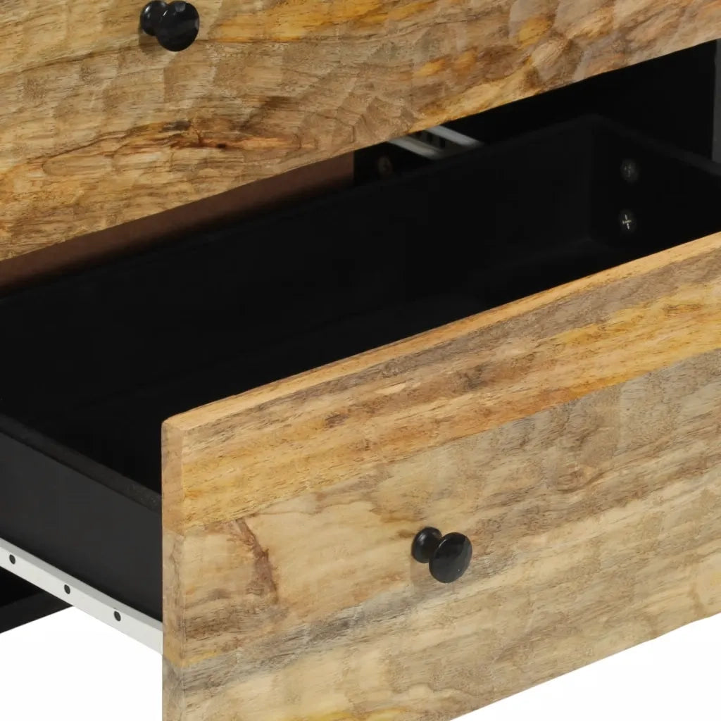 Credenza-Buffet-Armadio da cucina 60x33x75 cm in Legno Massello di Mango 369817