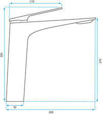 Rubinetto Da Bagno Rea Avalon Titanium High