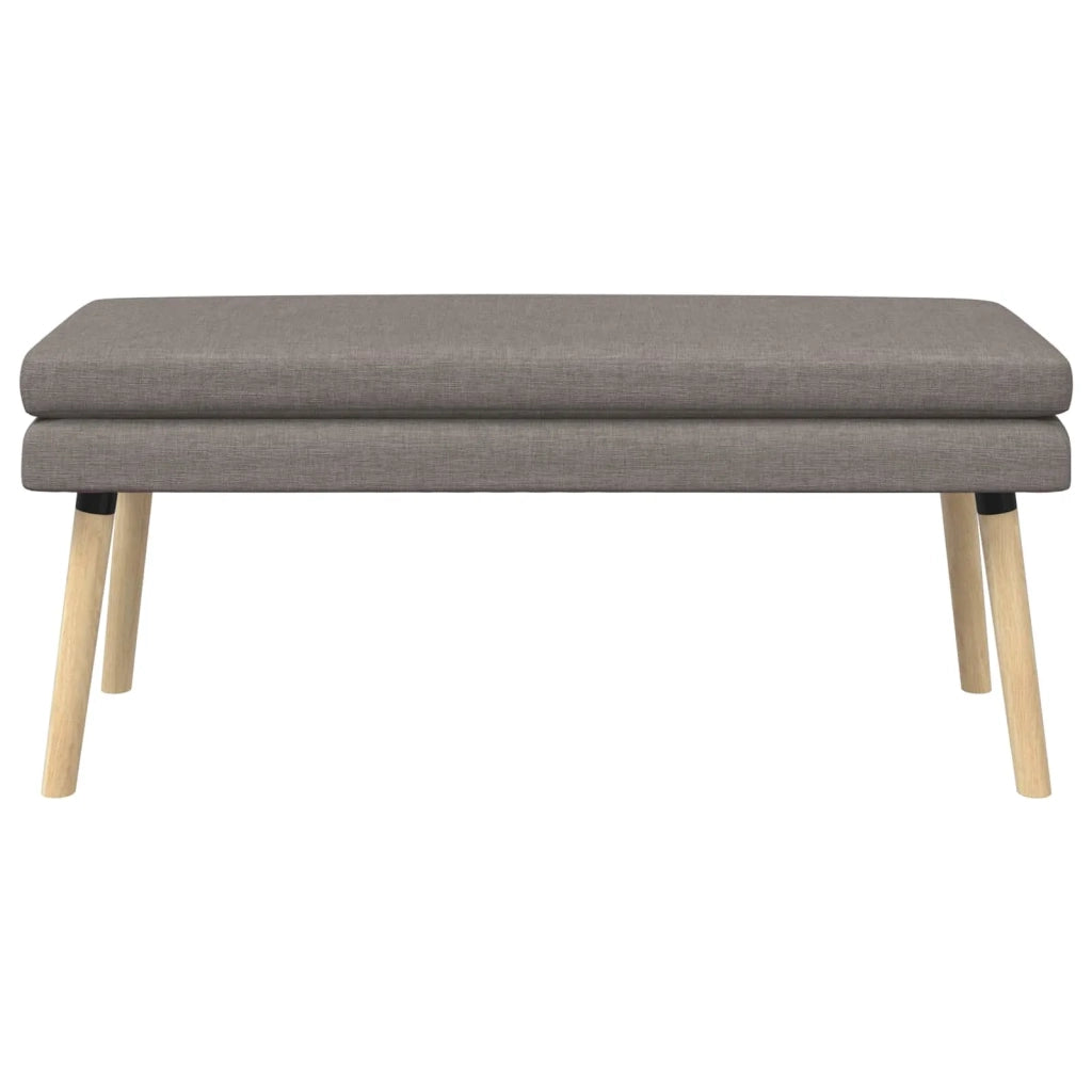 Panchina a doppio strato Tortora 110 x 40 x 47 cm Tessuto 42038451