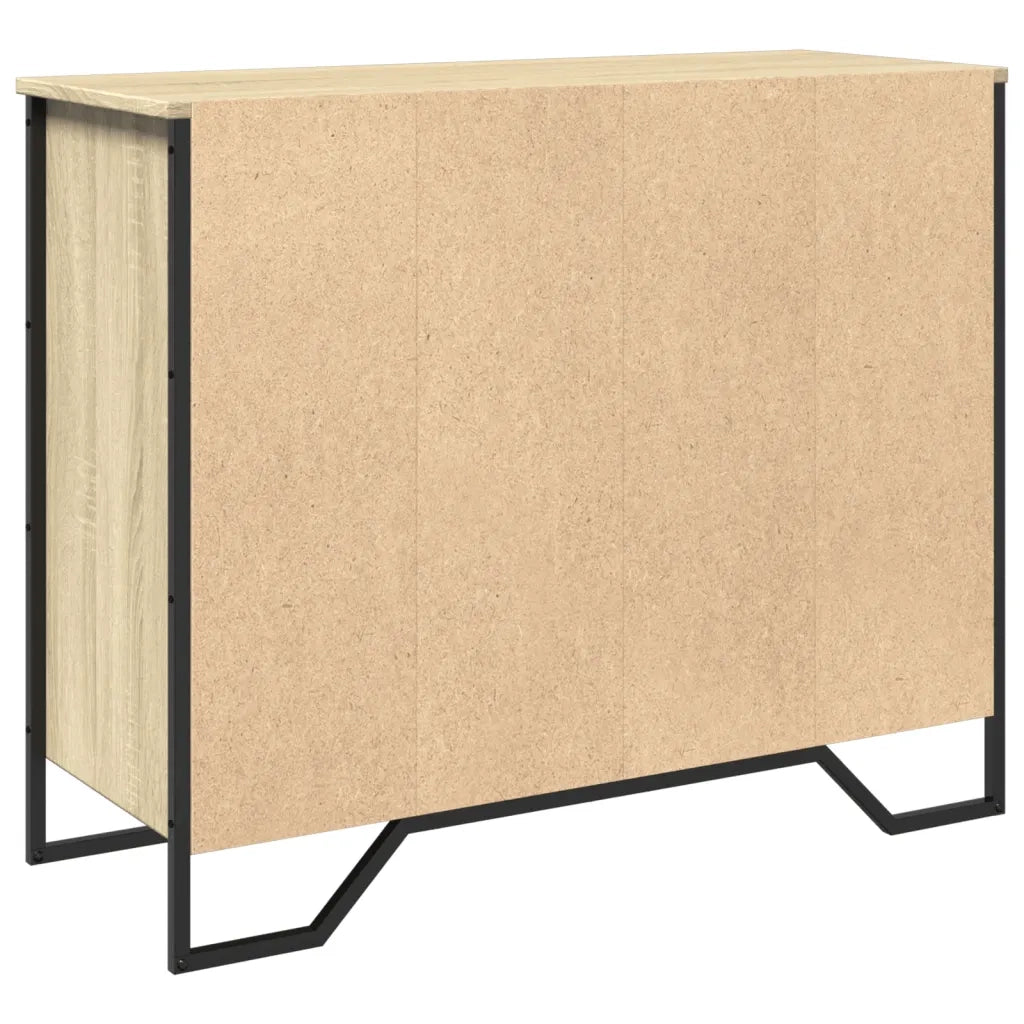 Credenza-Buffet-Armadio da cucina Rovere Sonoma 91x35,5x74,5 cm in Legno Multistrato