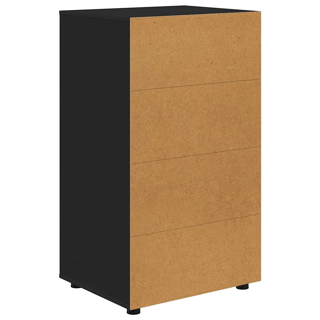 Armadi di Stoccaggio Nero 60 x 48 x 105 cm Legno multistrato