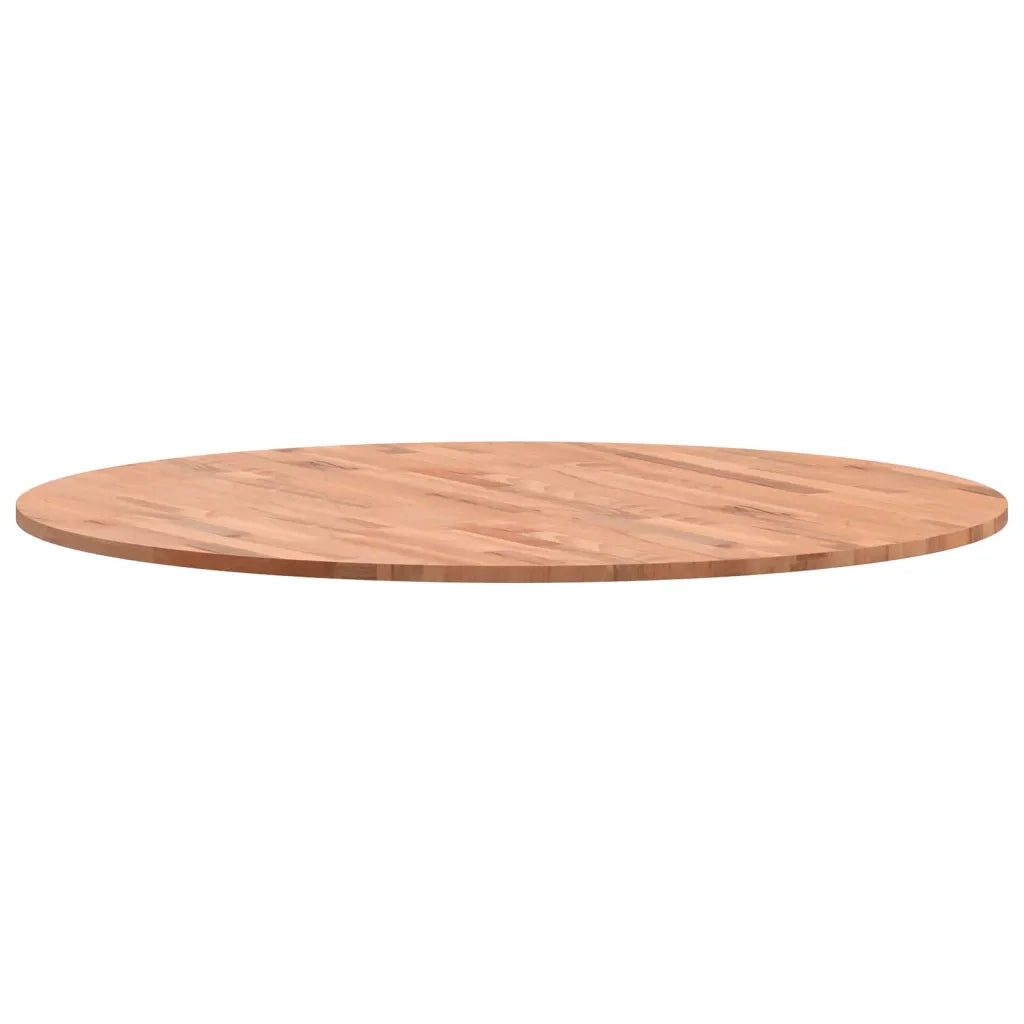 Piano per Tavolo | Superficie Tavolo | Piano Scrivania ?90x1,5 cm Rotondo in Legno Massello di Faggio