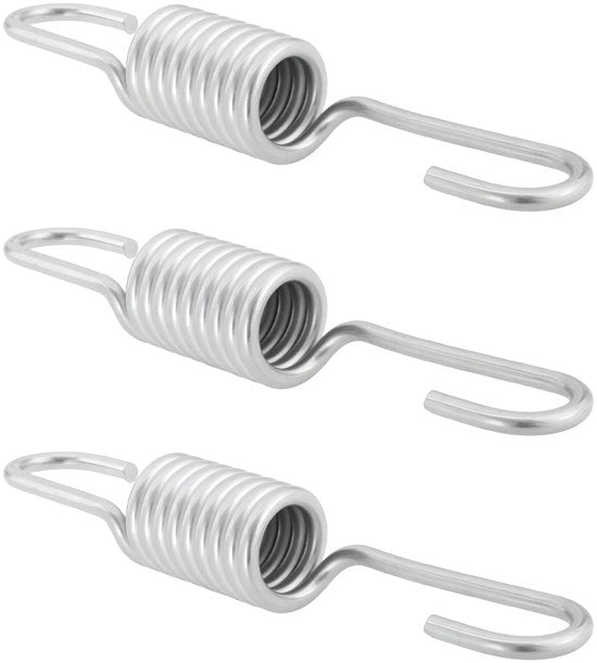 Kit di sosteggi per motori 3 pezzi - Acciaio verniciato - Corrosione resistente - Compatibile con MZ ES/ETS/TS/ETZ - Lunghezza di elasticità 145 mm - Diametro del cavo 4 mm - Alta resistenza - Sostegno motore