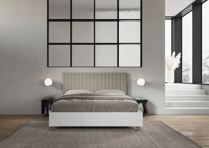 Letto Matrimoniale 160x200 cm Senza Rete Burmy Tortora