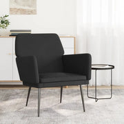 Divano Sedia-Poltrona Nera 62x79x79 cm Velluto 986761