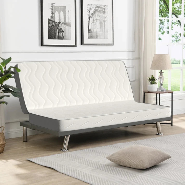 Materasso pieghevole 130x200, per Divano Letto Click Clack - con taglio centrale, versatile e compatto, Ortopedico.
