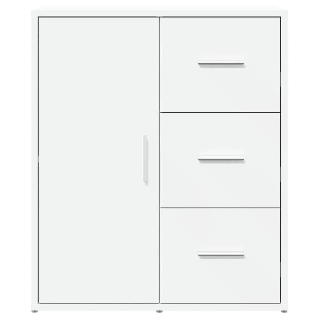 Buffet credenza cassettiera armadio mobile contenitore organizer per cucina soggiorno salotto 60 x 31 x 70 cm legno ingegnerizzato bianco 02_0030343