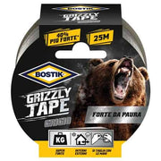 NASTRO TELATO 'GRIZZLY TAPE' BOSTIK mm 50x25 mt - Col. Grigio - BOSTIK