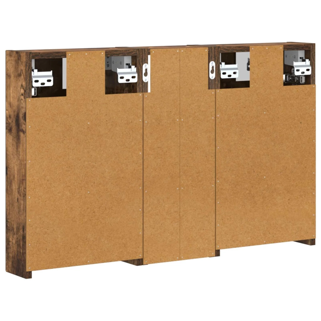 Set di Armadi da Bagno con lo scaffale 3 pcs 80 x 10,5 x 50 cm 3403652