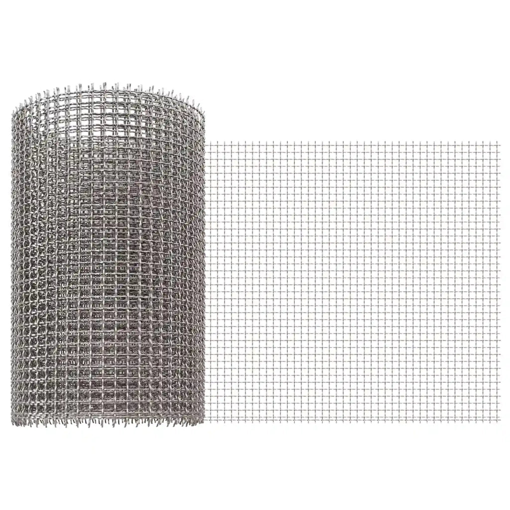Rete per schermatura 20 x 200 cm 3 Mesh Argento 42039626