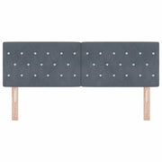 Testiera | Testata Grigio scuro 160 cm Velluto