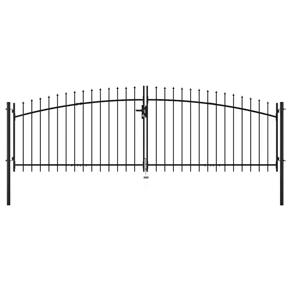 Cancello Doppio con Punte a Lancia 400x200 cm cod mxl 49908