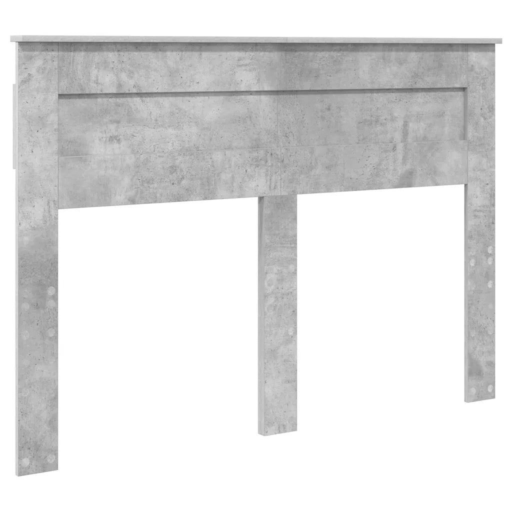Testiera-Testata-Testiera Decorativa Grigio cemento 150 cm Legno multistrato 836687