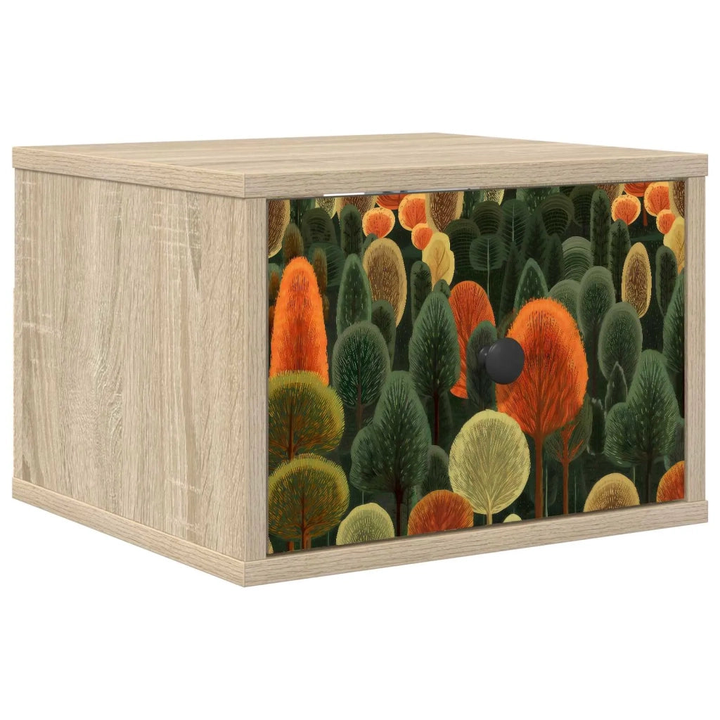Mobiletto da comodino a parete ZAANDAM Rovere Sonoma 8007473