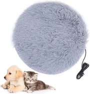 Matrimoniale Thermoriscaldante per Cani e Gatti - 40 x 40 cm - Grigio-Argento - Letto per Animali Domestici