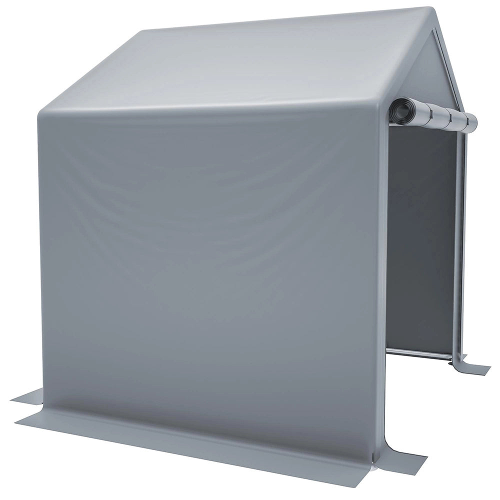 Ripostiglio per attrezzi - Xylo - 190x170x200cm - Grigio scuro - Garage per biciclette, tenda garage, capanno da giardino
