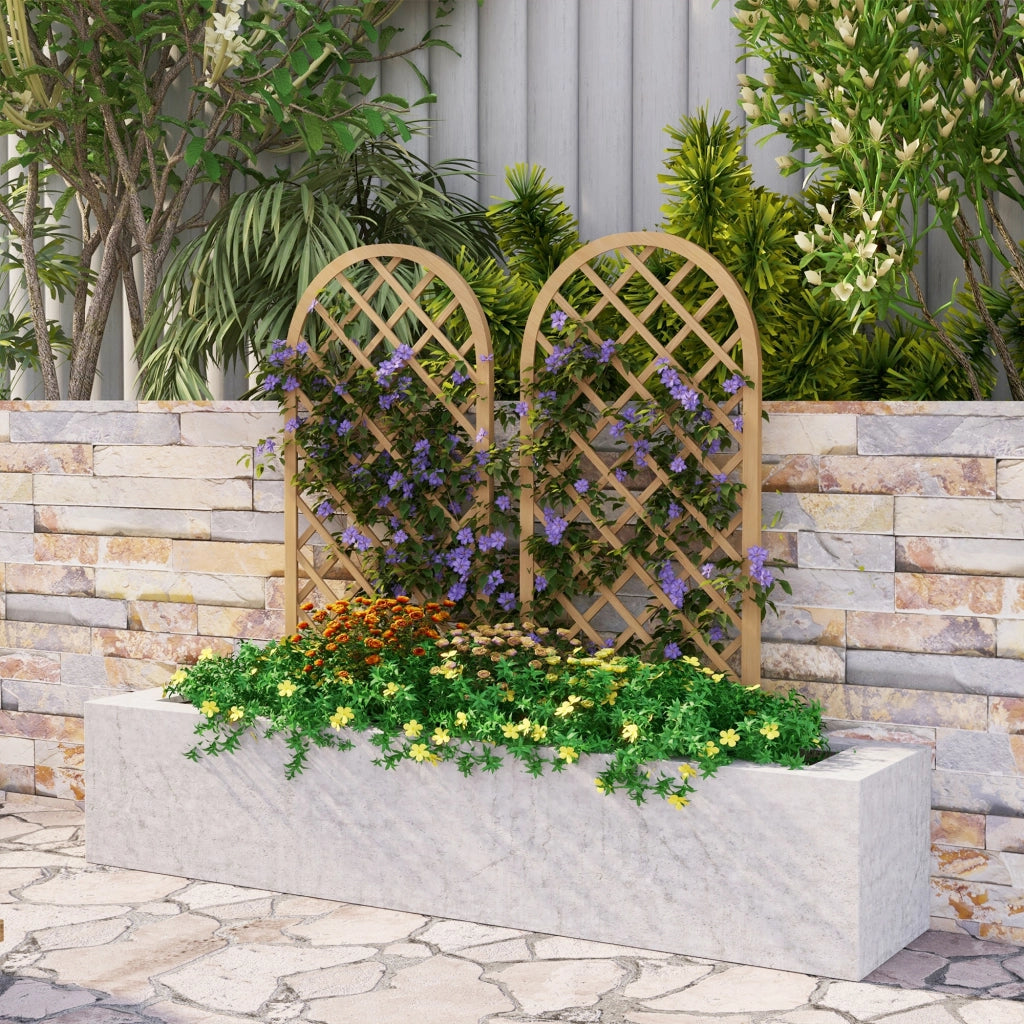 Pannello Arc per Piante Rampicanti ¨C zephmum ¨C Legno 60x120 cm