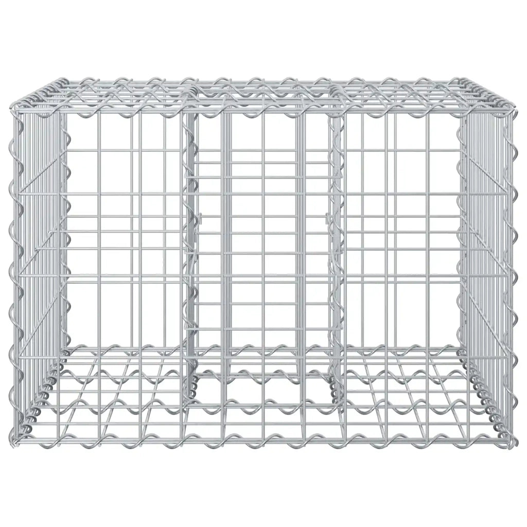 Letto rialzato in gabbione Argento CFW2231058