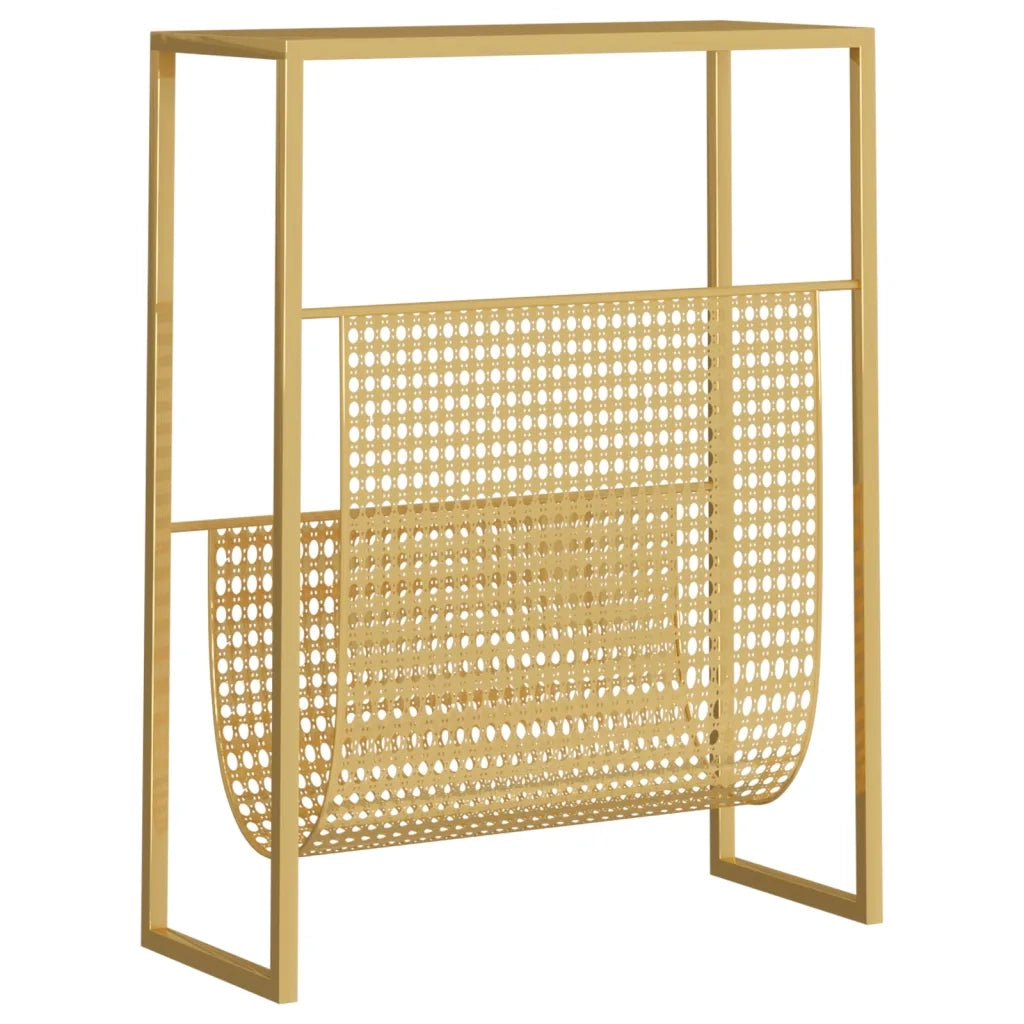 Portariviste Oro 35x15x45 cm in Acciaio CFW6602325