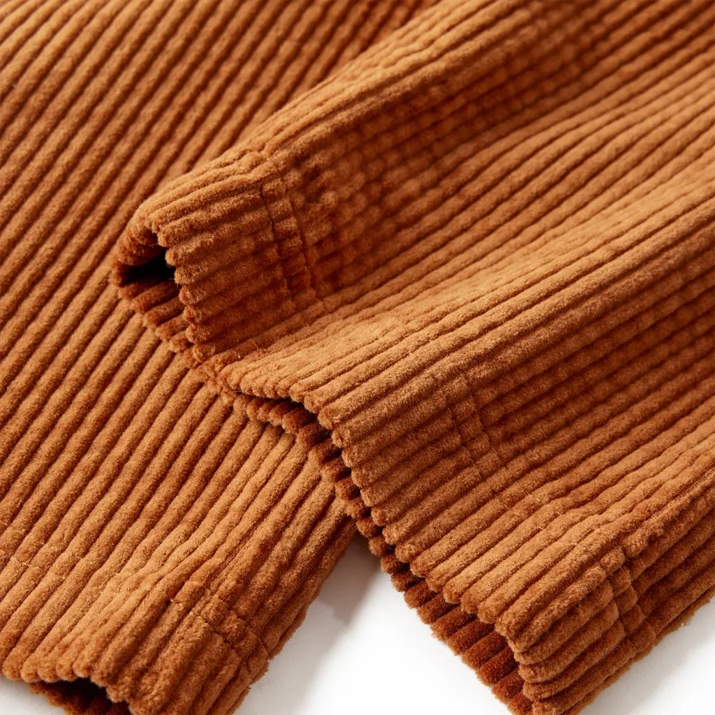 Pantaloni per Bambini in Velluto a Coste Cognac 104 CFW3363589