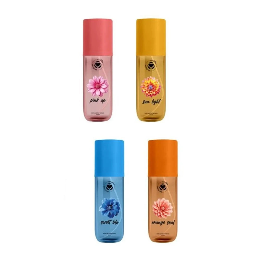 Trade Shop - Set 24pz Acqua Profumata Per Corpo Donna Da 150ml In 4 Profumazioni Assortite 032664 -