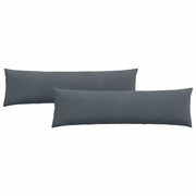 Cuscini da Divano 2 pz | Cuscini per sedie Grigio scuro 145 x 40 cm
