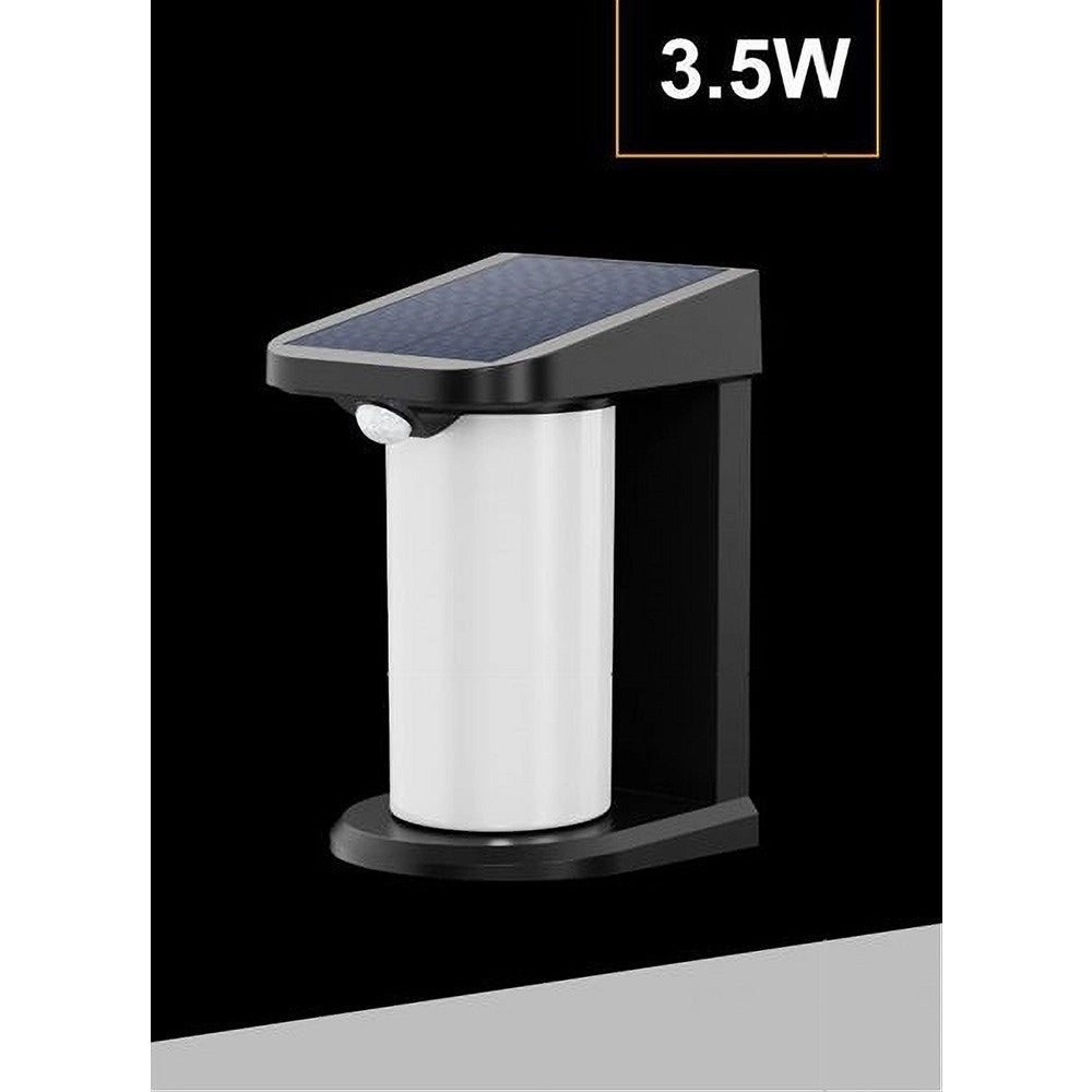Trade Shop - Applique Parete Led Luce 3000k 6500k Pannello Solare Sensore Movimento Yh0619-pir -