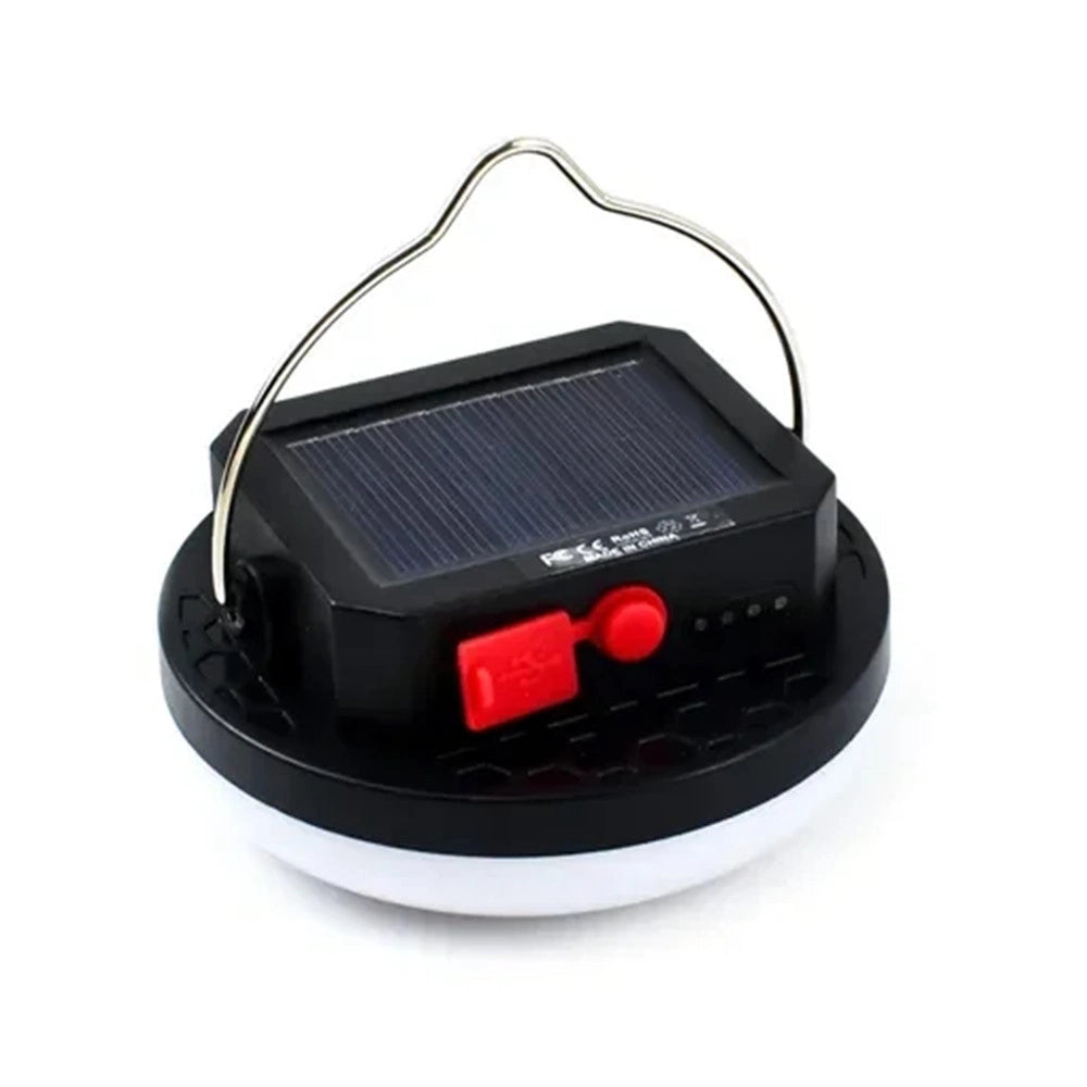 Trade Shop - Lampada A Sospensione Solare Led Luce Bianca 6000k Powerbank Ip65 Portatile 10w Q-led10 -