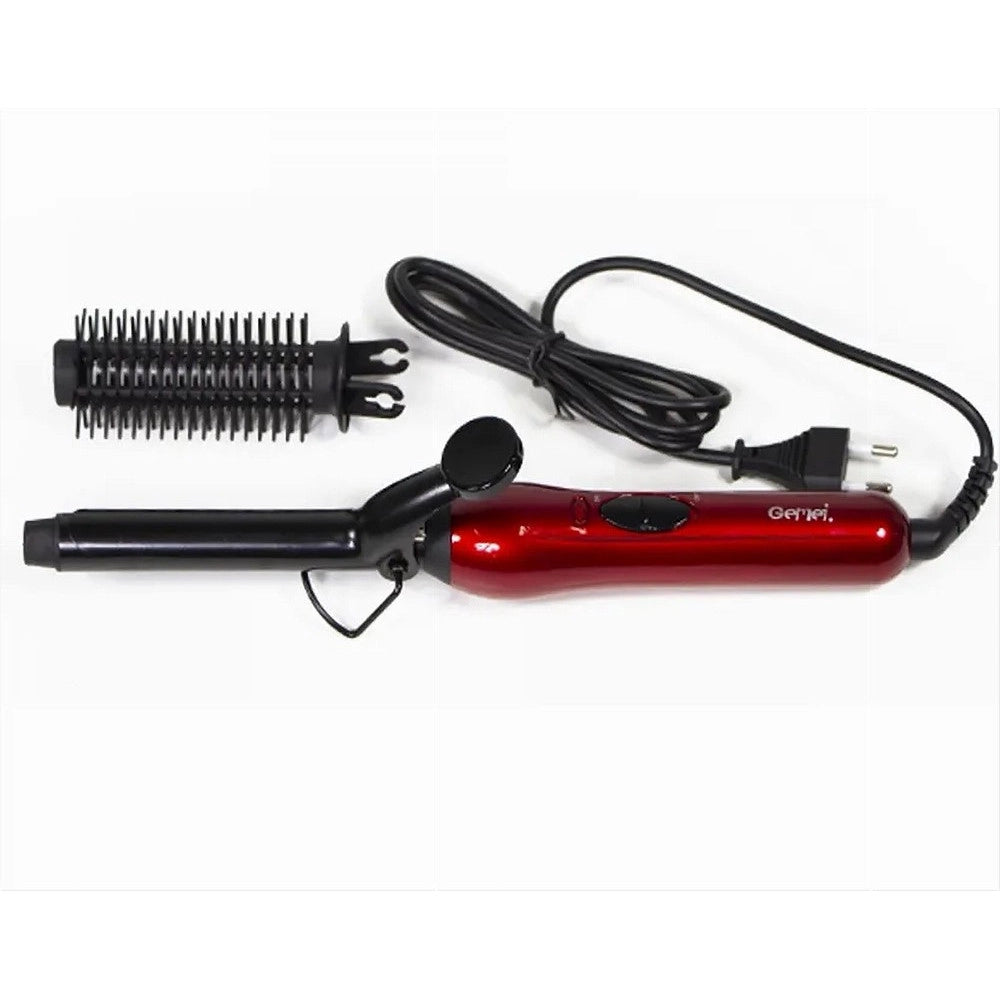 Trade Shop - Ferro Piastra Arricciacapelli Professionale 2in1 Ricci Mossi Con Pettine Gm-2906 -