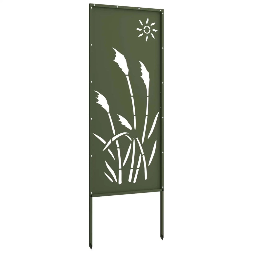 Schermo per privacy in giardino Oliver verde 50 x 140 cm 876276